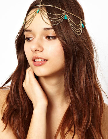 Bohemian Layered Head Jewelry