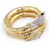 Snake Wrap Gold Bracelet