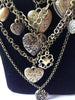 Multilayer Hearts Pocket Necklace