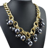 Pearl and Gem Statement Necklace