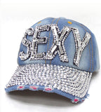 Rhinestone SEXY Hat