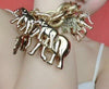 Gold Elephant Toggle Bracelet