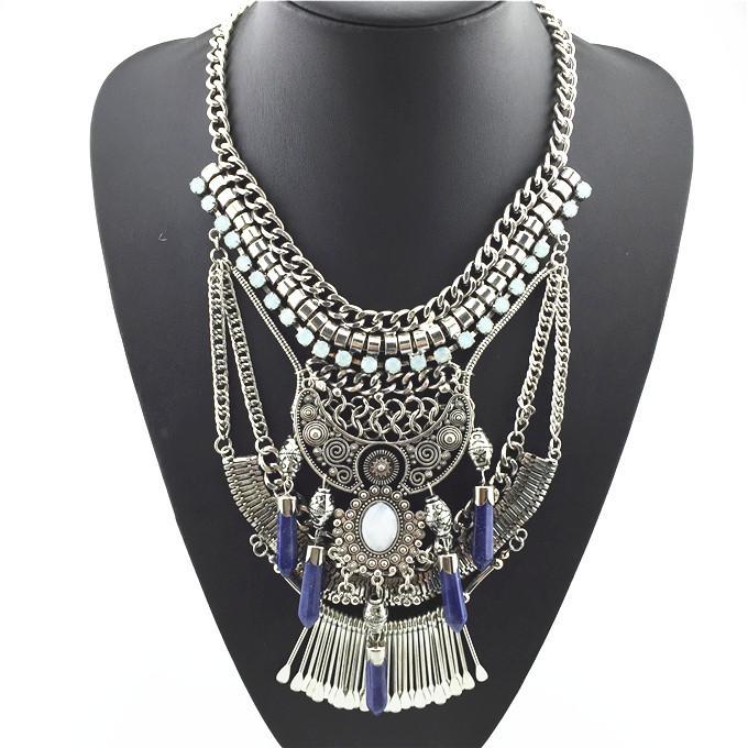 Boho Gypsy Statement Necklace – The Fashion Lounge