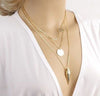 Metal Layered Necklace