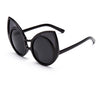 Black Oversized Cat Eye Sunglasses