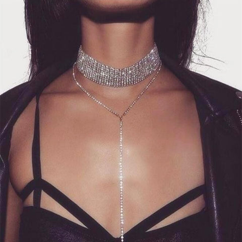 Body Chain Link Shoulder Harness Necklace