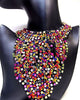 Multicolor Tribal Statement Necklace