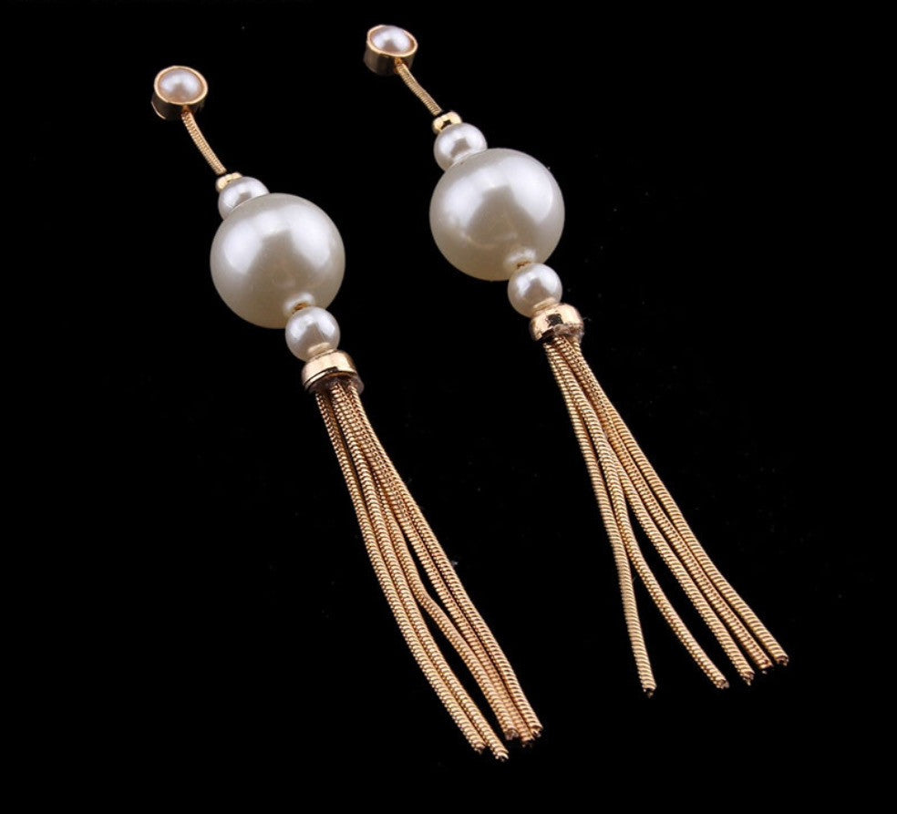 Pearl Dangle Earrings