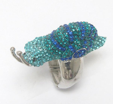 Bohemian Dragon Fly Double Finger Ring