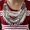 Boho Tassell Statement Necklace