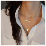Multilayer Coin Necklace