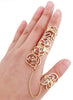 Gold Tone Two Part Ring