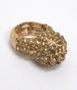 Puff Gold Stretch Ring