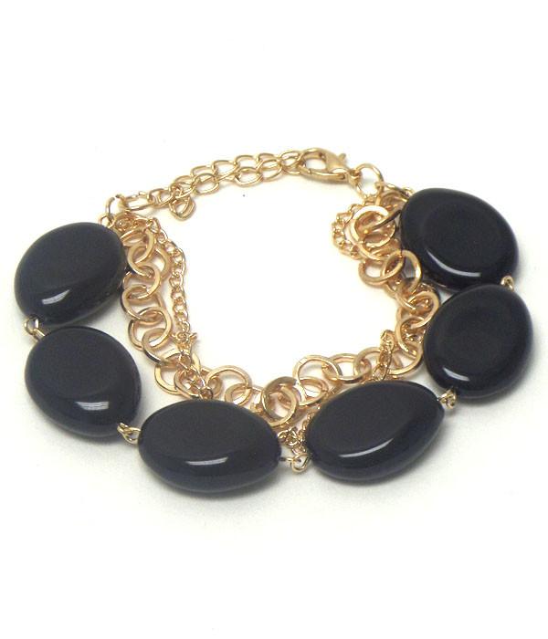 Black Charm Style Bracelet