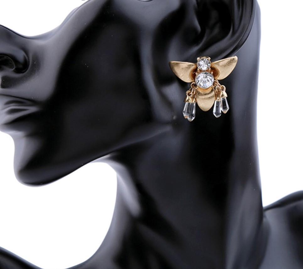 Firefly Rhinestone Accent Earrings