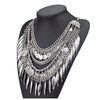 Boho Tassell Statement Necklace