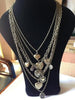 Multilayer Hearts Pocket Necklace