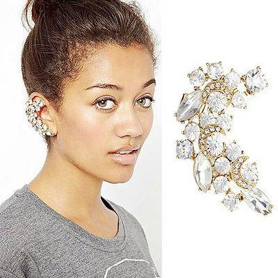 Gold Colored Bling Ear Cuff