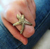 Retro Vintage Starfish Ring