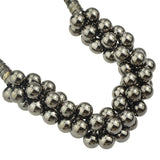 Silver Tone Bubble Necklace