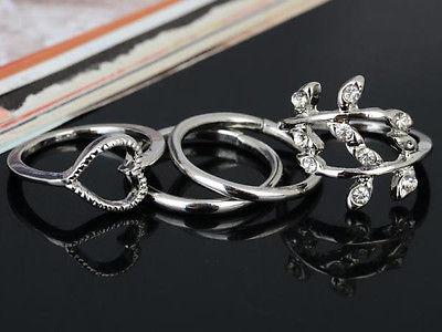 Crystal Smile Face Open Ring