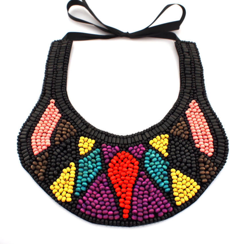 Multicolor Beaded Statement Necklace