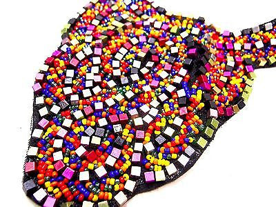 Multicolor Tribal Statement Necklace