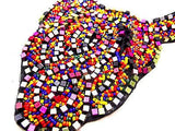 Multicolor Tribal Statement Necklace