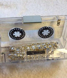 Transparent Tape Cassette Evening Clutch