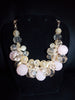 Pink Cluster Necklace