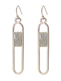 Wire Metal Abstract Earrings