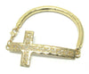 Cross Gold Tone Bracelet